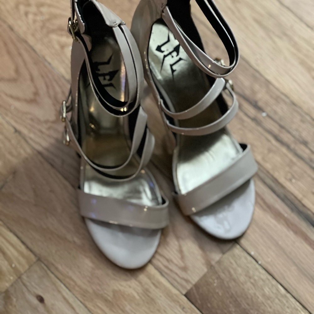 LFL by Lust for Life Cream High Heel Sandals